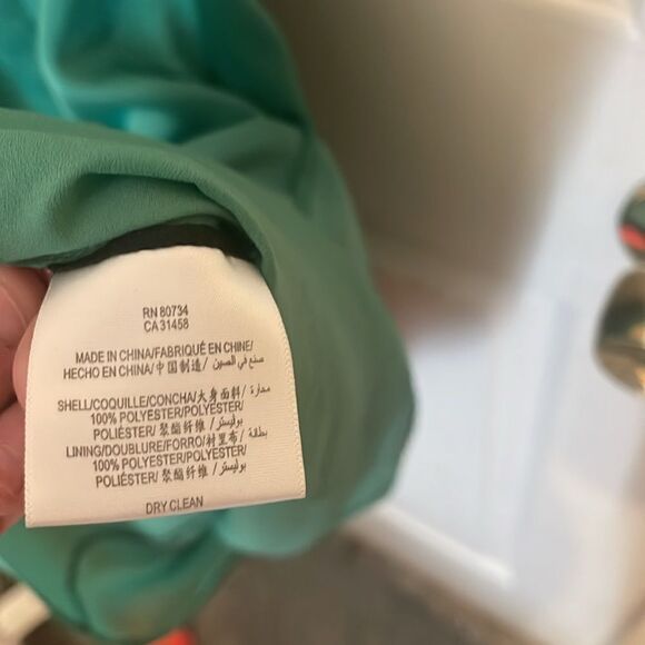 BCBG MaxAzria Kelly Dress silver broche strapless EUC size 4 - Picture 10 of 10